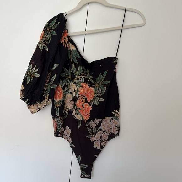 ZARA Floral Off-Shoulder Bodysuit - S - Picture 4 of 8